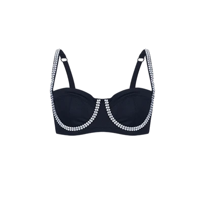 Black Rhinestone Bustier Black Rhinestone Bustier